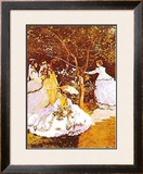 Femmes Dans un Jardin Posters by Claude Monet