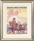 Exposition Lyonnaise Framed Giclee Print by Marcellin Auzolle
