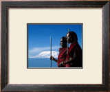 Masai Warriors, Ambosiele Park, Kenya Art by Patrick De Wilde