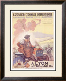 Exposition Lyonnaise Framed Giclee Print by Marcellin Auzolle