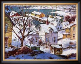 Winter Harbor Poster by Henry Gasser