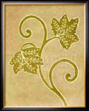 Vine Leaf Decoration Print by Sophie Adde