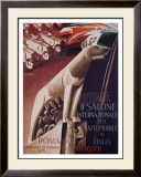 2nd Salone Automobile Italia Framed Giclee Print by Giuseppe Riccobaldi