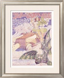 Salon de l'Automobile Framed Giclee Print by Constant de Busschere