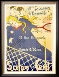Salon des Cent Framed Giclee Print by Lobel 