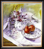 Pears and Pussy Willows Posters by Mary Whyte