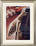 2nd Salone Automobile Italia Framed Giclee Print by Giuseppe Riccobaldi