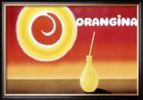 Orangina Soda Framed Giclee Print