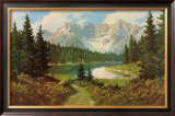 Misurinasee Print by Johannes Bochmann
