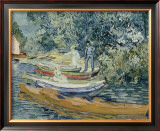 Bank of the Oise at Auvers, c.1890 Posters by Vincent van Gogh
