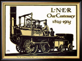 Our Centenary, 1825-1925, LNER Poster, 1925 Framed Giclee Print by Terence Tenison Cuneo