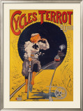 Cycles Terrot Framed Giclee Print by Plouzeau 