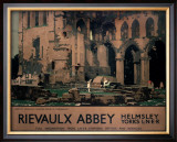 Rievaulx Abbey, Helmsley, Yorks LNER, 1933 Framed Giclee Print