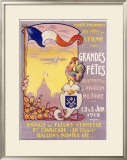 Fetes Aviation Militaire Framed Giclee Print by Fressinet 