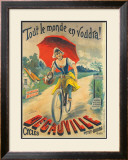 Cycles Decauville Framed Giclee Print by Ernest Clouet