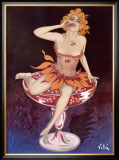 Liqueur Maquette Framed Giclee Print by Emilio Vila