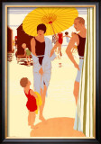 Filey for the Family Framed Giclee Print by Reginald Edward Higgins