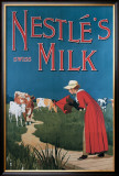 Nestle's Milk Framed Giclee Print