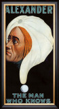 Alexander, The Man Who Knows Framed Giclee Print