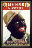 Burt Swor, Minstrel Comedian Framed Giclee Print