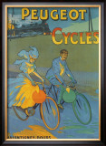 Cycles Peugeot Framed Giclee Print