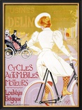 Usines Delin Framed Giclee Print by Georges Gaudy