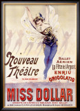 Miss Dollar Framed Giclee Print