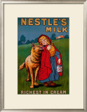 Nestle's Milk Framed Giclee Print