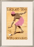 Riquet Tea Framed Giclee Print by Ludwig Hohlwein