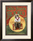 Mid State Rodeo Framed Giclee Print