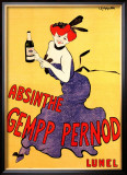 The Absinthe Gempp Pernod Framed Giclee Print by Leonetto Cappiello