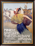 Italian Grape Harvest Framed Giclee Print