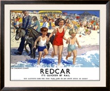 Redcar Framed Giclee Print by E Oakdale