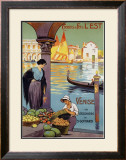 Venise Framed Giclee Print by Louis Lessieux