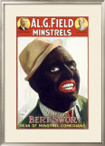 Burt Swor, Minstrel Comedian Framed Giclee Print