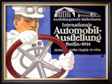 Automobil Ausstellung Framed Giclee Print by Lucian Bernhard