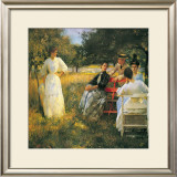 In the Orchard, 1891 Art by Edmund Charles Tarbell