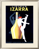 Liqueur Izarra Framed Giclee Print by Paul Colin