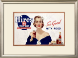 Hire's Root Beer Framed Giclee Print