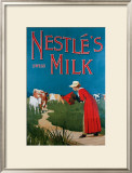 Nestle's Milk Framed Giclee Print