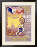 Fetes Aviation Militaire Framed Giclee Print by Fressinet 