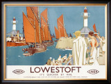 Lowestoft Framed Giclee Print by Kenneth Shoesmith