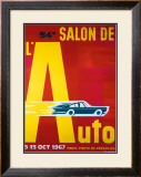 54e Salon de l'Automobile Framed Giclee Print by Pierre Fix-Masseau