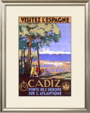 Cadiz Spain Framed Giclee Print