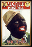 Burt Swor, Minstrel Comedian Framed Giclee Print