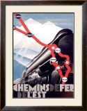 Chemin de Fer de l'Est Framed Giclee Print by Theodoro 