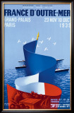 France d'Outre-Mer Framed Giclee Print by Paul Colin