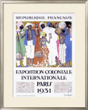 Exposition Coloniale, Paris 1931 Framed Giclee Print by Jacques de la Neziere