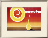 Orangina Soda Framed Giclee Print