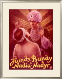 Handy-Bandy and Nadia-Nadyr Framed Giclee Print